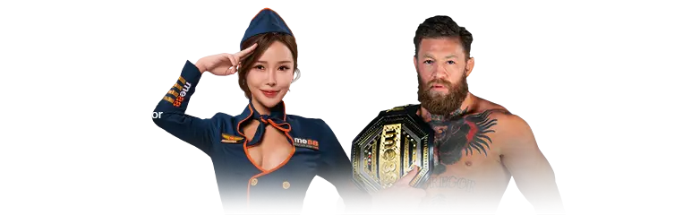 me88 ambassador Conor McGregor with the me88 crew
